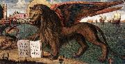 CARPACCIO, Vittore The Lion of St Mark (detail) dsf Sweden oil painting reproduction